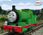 Перси, младший локомотива, зеленого цвета и с числом 6. Перси лучшего друга Томаса